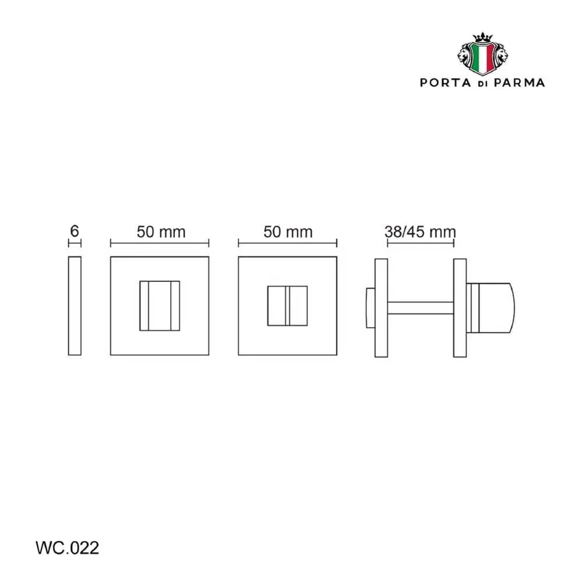 Фиксатор WC поворотный Porta Di Parma WC.022