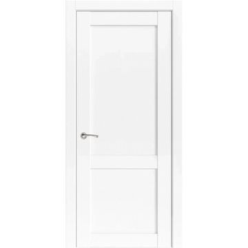 Межкомнатная дверь экошпон 11012 лофт белый глухая