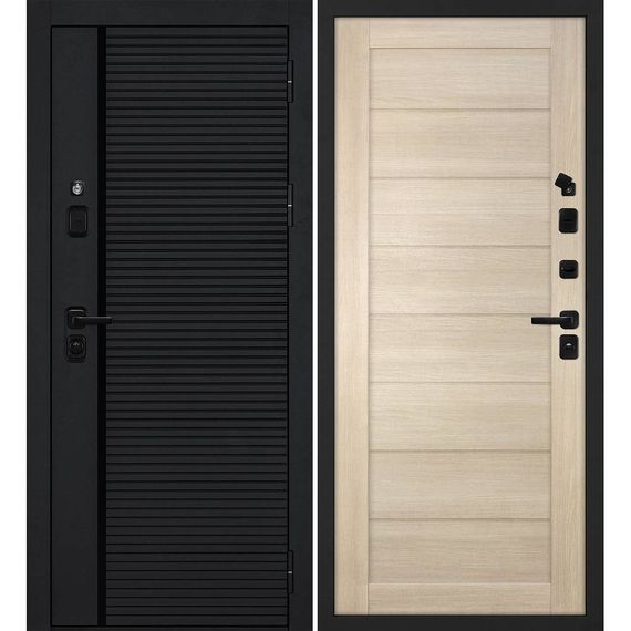 Входная дверь Галактика-173 панель сборная капучино