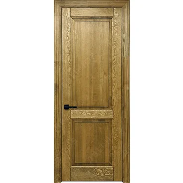 Межкомнатная дверь массив сосны Дверцов Ливорно дуб рустикальный глухая