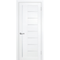 Фото межкомнатной двери экошпон Profilo Porte PSC-17 белая стекло сатинат белый