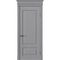 Межкомнатная дверь массив дуба Viporte Классика 1 серый жемчуг глухая