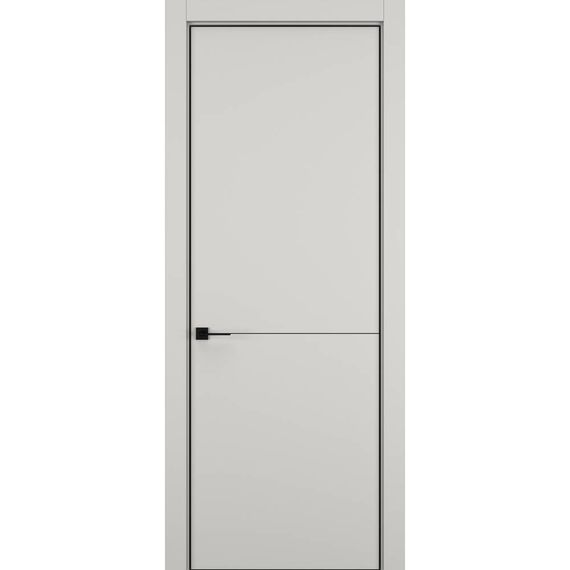 Фото межкомнатной двери керамик MN 2 слоновая кость глухая