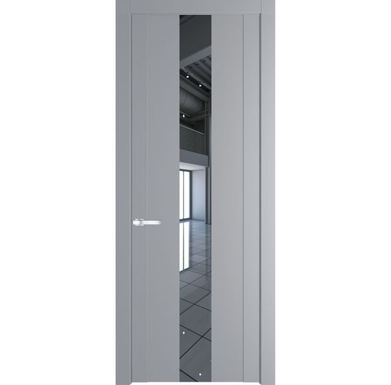 Межкомнатная дверь 1.9P смоки остеклённая