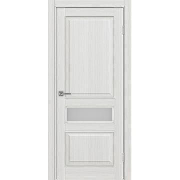 Межкомнатная дверь Тоскана багет 631.121 ясень серебристый со стеклом