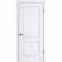 Межкомнатная дверь экошпон ДП-78 white pearl глухая