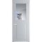 Межкомнатная дверь 1.6.2PD лайт грей остеклённая