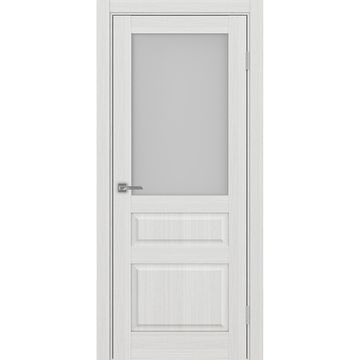 Межкомнатная дверь Тоскана 631.211 ясень серебристый со стеклом