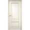 Фото межкомнатной двери эмаль Дверцов Больцано 2 цвет белый RAL 9010 патина золото глухая