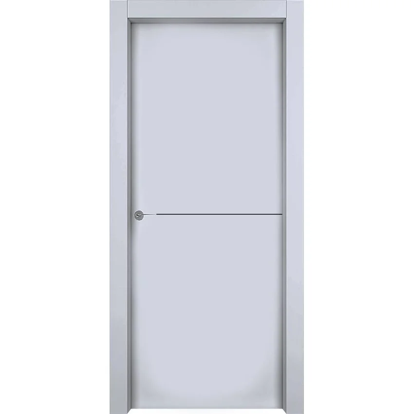 Межкомнатная дверь эмаль 1001 M1 RAL 7047 глухая