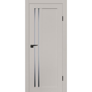 Межкомнатная дверь пэт PD-32 кашемир со стеклом