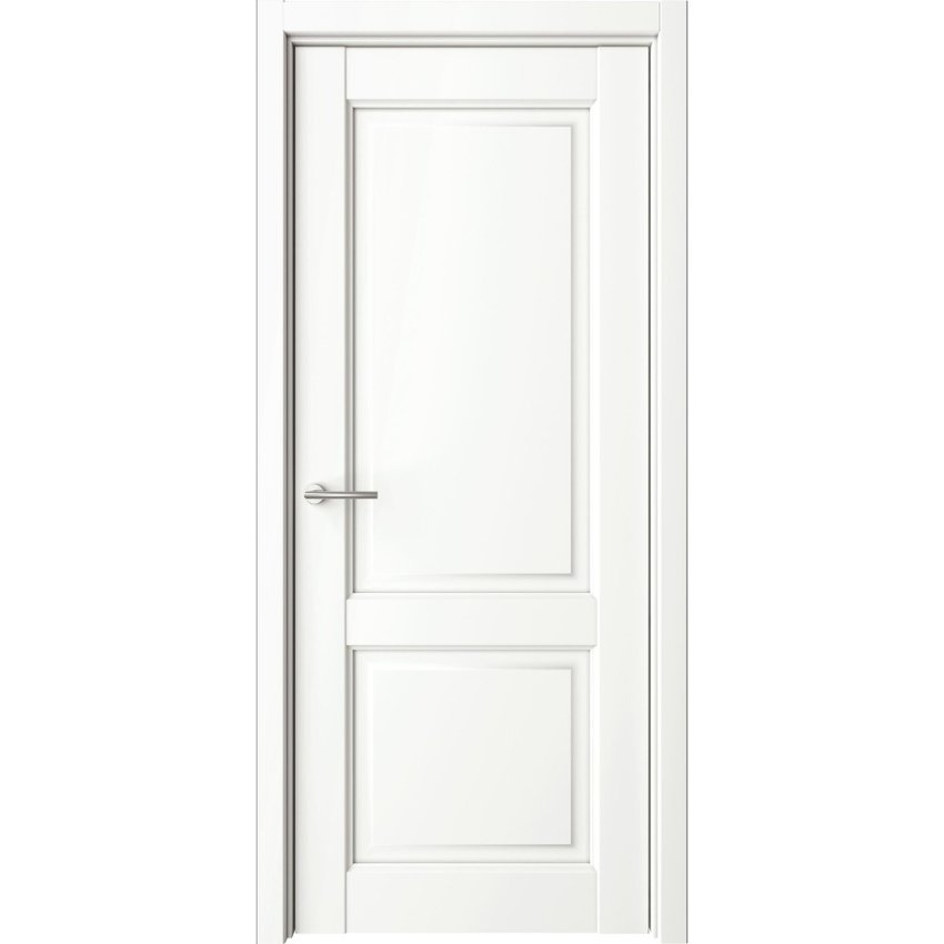 Межкомнатная дверь Эрмитаж 4 винил белый глухая