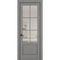 Фото межкомнатной двери керамик NC 12 серый остеклённая