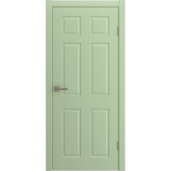 Фото двери Дуэт фисташковая эмаль RAL 6019 глухая