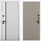 Входная дверь Пиано белый матовый панель шторм