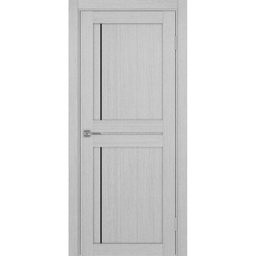 Межкомнатная дверь экошпон Турин 523АПП.111 серый дуб с молдингом