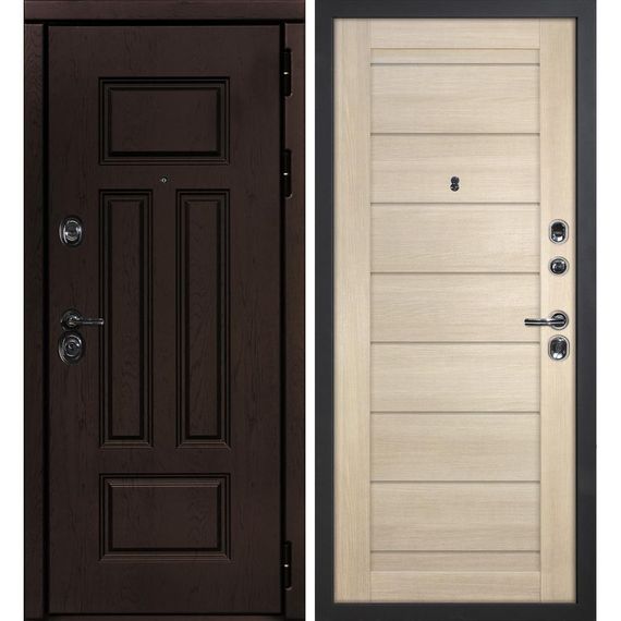Входная дверь Э2 дуб крафтовый панель сборная капучино