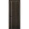 Межкомнатная дверь Плутоний 10 дуб тёмный глухая