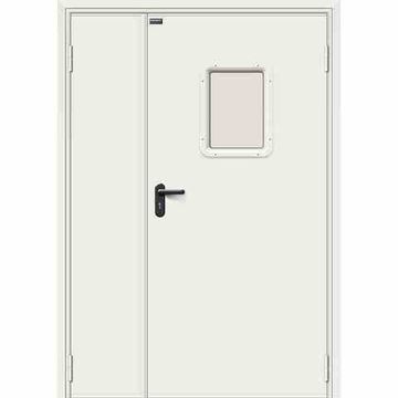 Дверь противопожарная стальная ДПО-1,5 RAL 7035