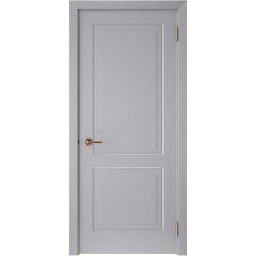 Межкомнатная дверь эмаль Текона Смальта 47 серая глухая