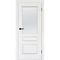 Межкомнатная дверь эмаль Турин 4 белый RAL 9003 остеклённая