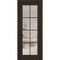 Фото межкомнатной двери керамик NC 11 коричневый остеклённая