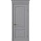 Межкомнатная дверь массив дуба Viporte Классика 2 серый жемчуг глухая