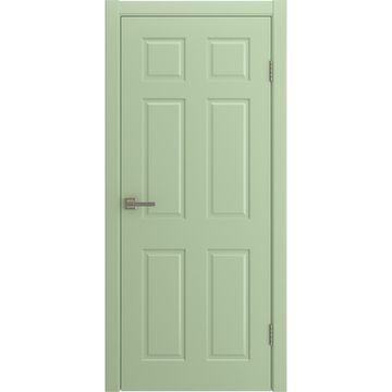 Межкомнатная дверь Дуэт фисташковая эмаль RAL 6019 глухая