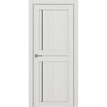 Межкомнатная дверь экошпон Турин 523АПП.111 ясень серебристый с молдингом