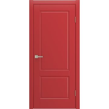 Межкомнатная дверь Патриция красная эмаль RAL 3028 глухая
