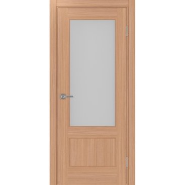 Межкомнатная дверь экошпон Турин Neo 540ПФ.21 ясень тёмный со стеклом