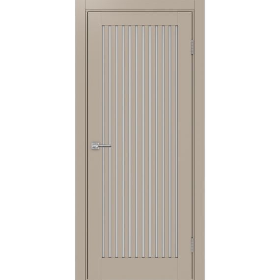 Фото двери из экошпона Турин 543.2 мокко остеклённая