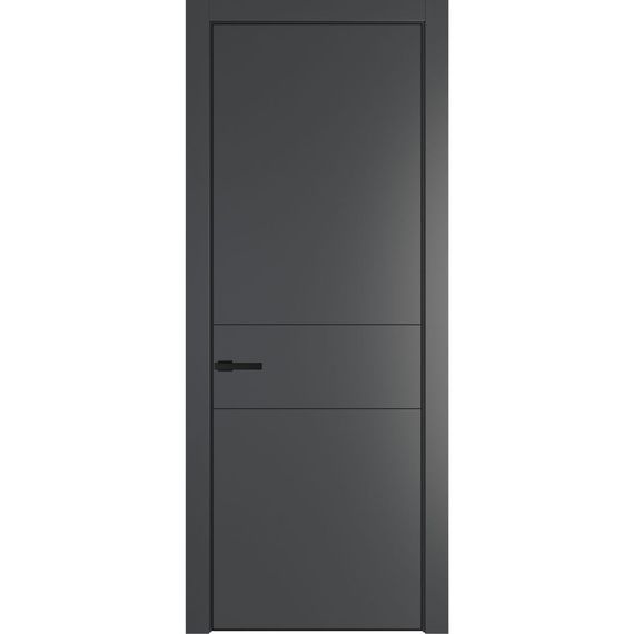 Межкомнатная дверь 14PA графит глухая