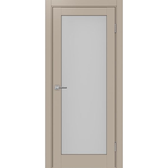 Фото двери экошпон Турин 501.2 мокко остеклённая