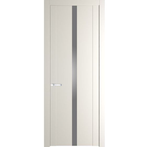 Межкомнатная дверь 1.8P перламутр белый остеклённая