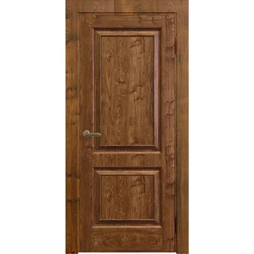 Межкомнатная дверь экошпон Сибирь 42002 орех натуральный глухая