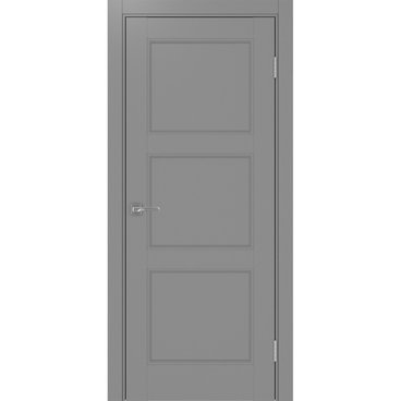 Межкомнатная дверь экошпон Турин Neo 530.111 серый глухая