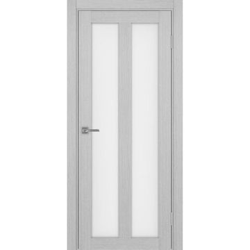 Межкомнатная дверь экошпон Турин 521.22 серый дуб остеклённая