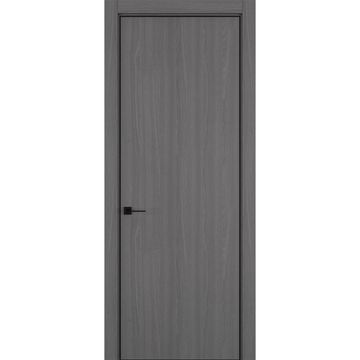 Межкомнатная дверь керамик MN 1 дуб серый глухая