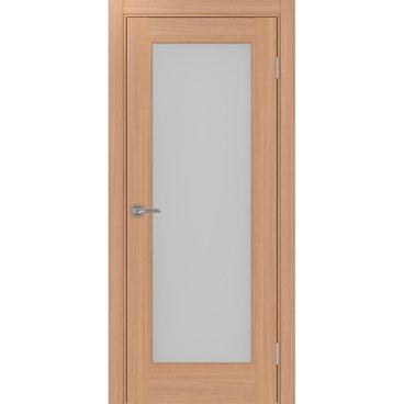 Межкомнатная дверь экошпон Турин Neo 501.2 ясень тёмный со стеклом