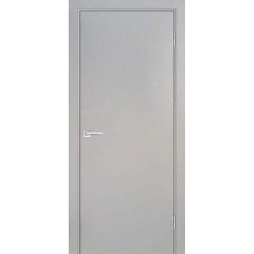 Межкомнатная дверь эмаль Текона Смальта-Лайн 00 агат RAL 7044 глухая