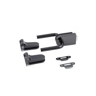 Комплект фурнитуры для стеклянной двери чёрный