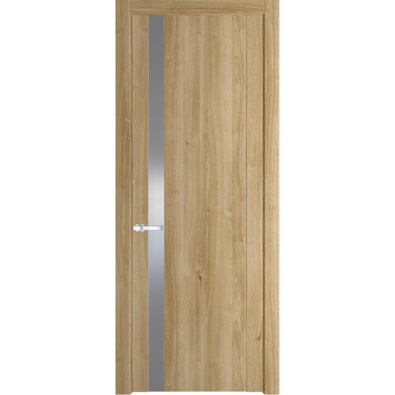 Межкомнатная дверь 1.2N дуб карамель остеклённая