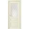 Межкомнатная дверь Эрмитаж 2 винил ваниль со стеклом