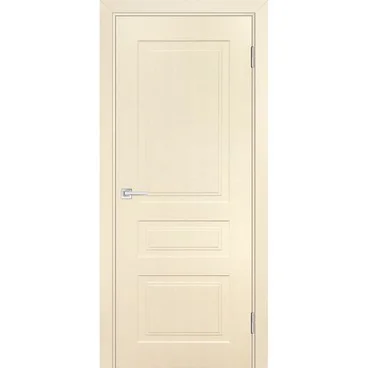 Межкомнатная дверь эмаль Текона Смальта-Лайн 05 айвори RAL 1013 глухая