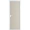 Алюминиевая межкомнатная дверь 1AP вайт перламутр белый элегант