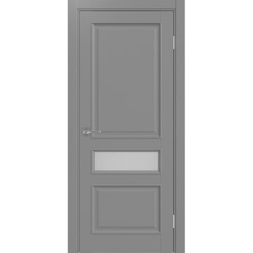 Межкомнатная дверь Тоскана багет 631.121 серый со стеклом