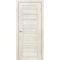 Фото межкомнатной двери экошпон Мариам Техно-806 бьянко стекло сатинат белый