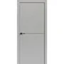 Межкомнатная дверь Tamburat Light Geometry 4302 лофт светлый кромка ABS чёрная глухая