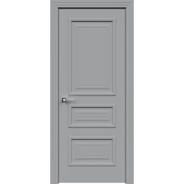 Межкомнатная дверь эмаль Прованс 3 серая глухая